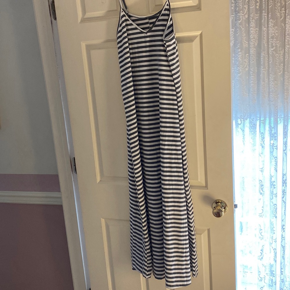 Striped maxi dress